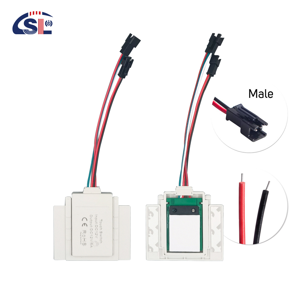DC12V 5A 60W Smart Led Light For 1-6mm Mercury Mirror Manual Scanning Dimming Switch