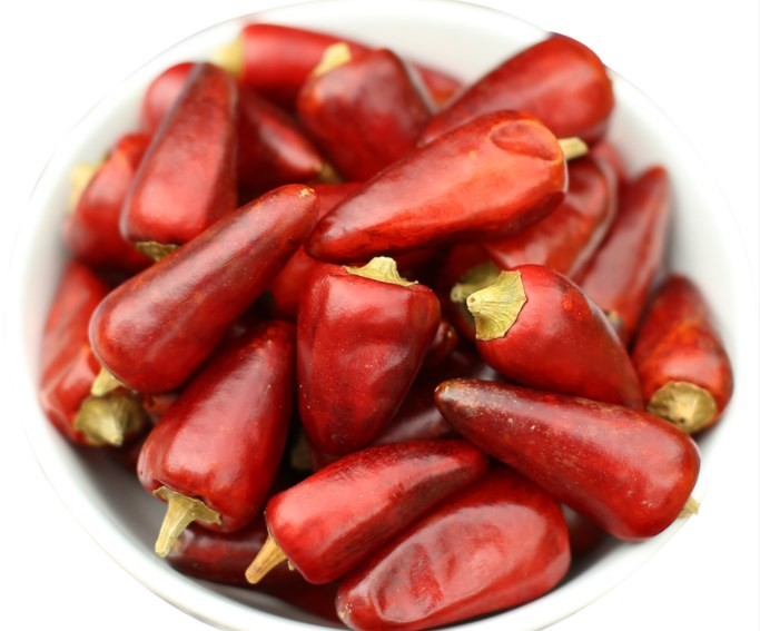 Dehydrated Red Bullet Chilli Pods Cayenne Pepper 25000SHU Without Stem