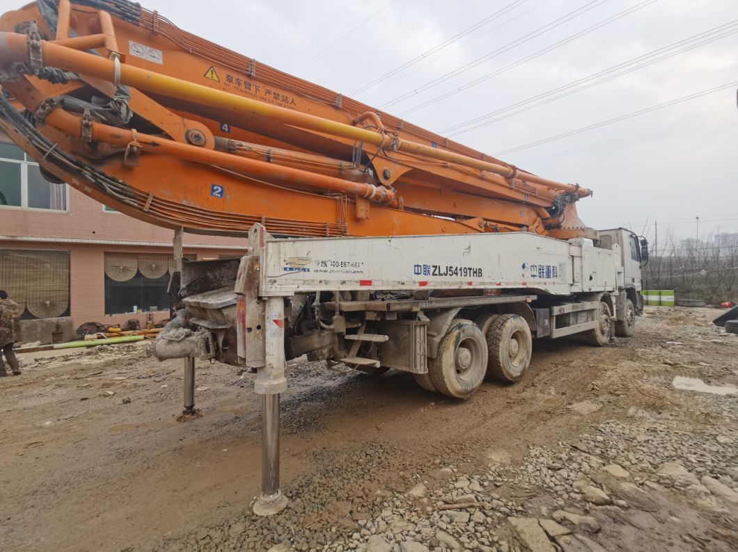 Used Concrete Boom Pump Zoomlion 52meter Low Price Second Hand Pump Machinery Construction