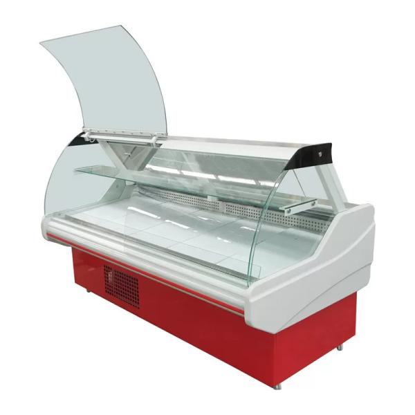 Deli Display Refrigerator Fresh Meat Showcase Cabinet Meat Display Freezer With