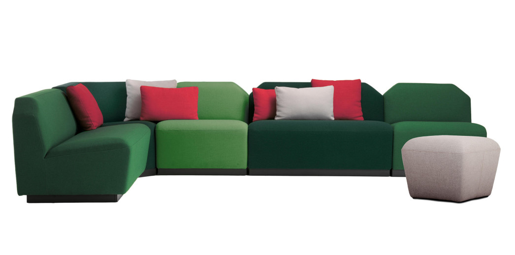 Single Double Card Seat 120*60*100 Cm Modern Sectional Couches