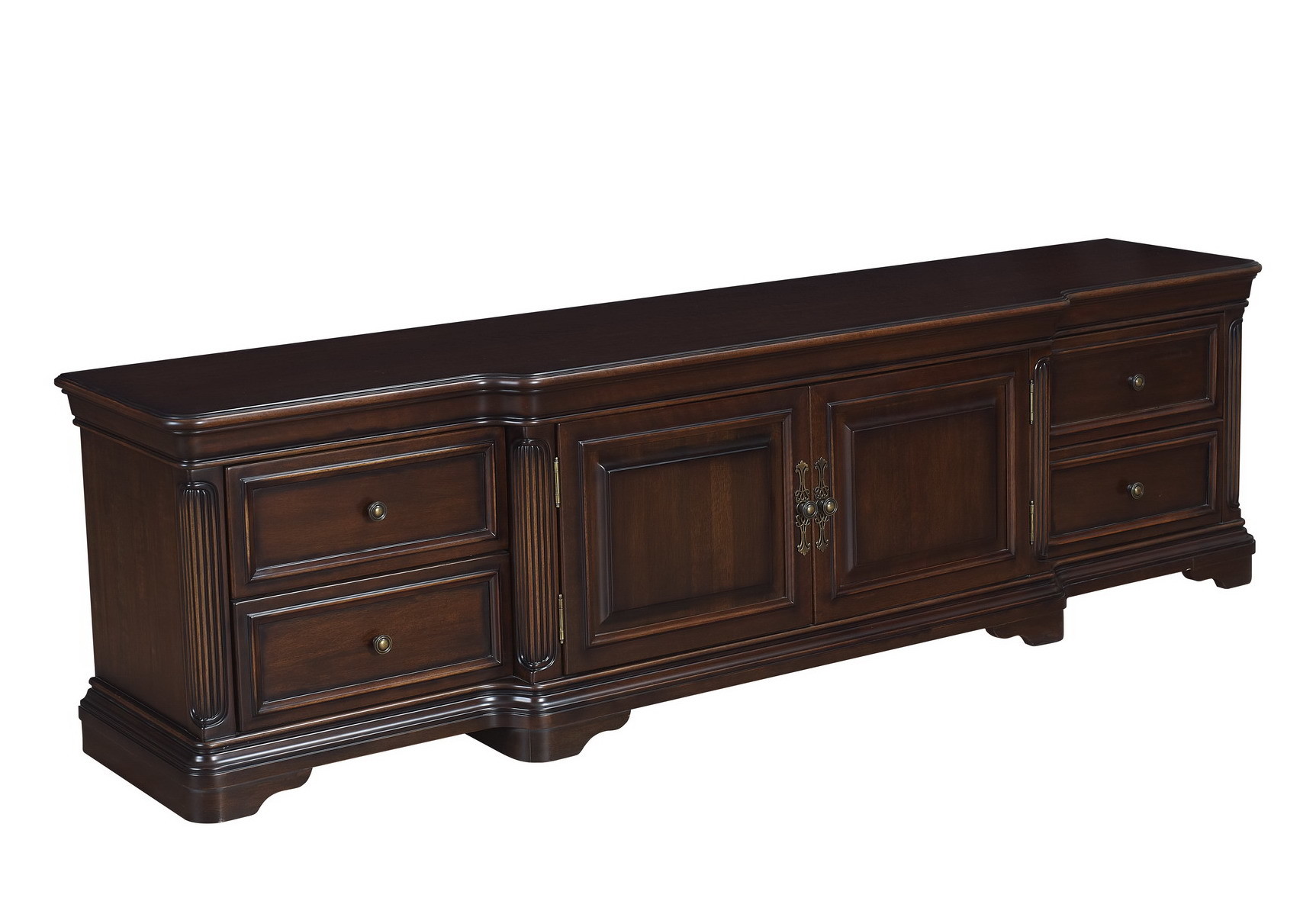 Home Office Study room furniture American style Big Bookcase Cabinet with Display chest can L shape for corner wall case