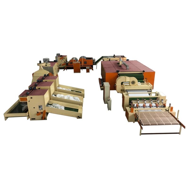 6000GSM Soft Glue Free Wadding Production Line 300kg H