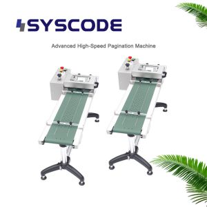 High Speed Automatic Paper Feeder Reverse Wheel Paging Machine For Tag And Bag