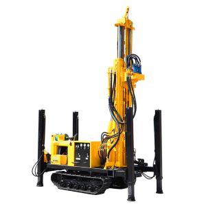 200m HWZ Hydraulic Crawler DTH Drilling Rig Machine
