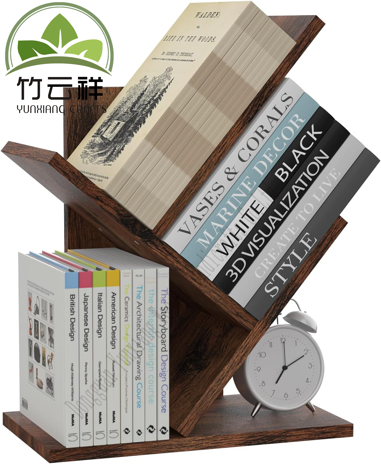 Customizable Desktop Organizer - Multi-Functional Bookcase/Office Desk Storage/Solution for Efficient Organization