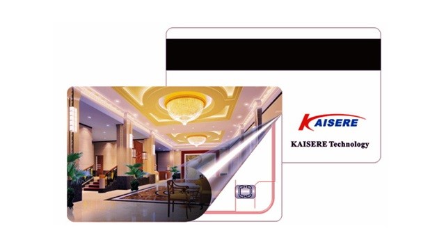RF Plastic RFID Magnetic Hotel Elevator Key Cards Custom Brand ISO 14333A Compliant