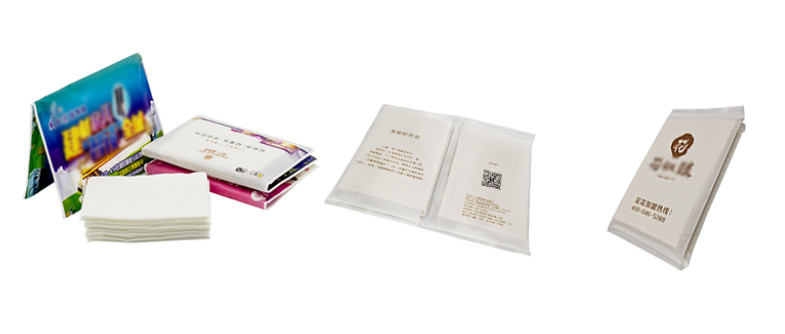 0.6Mpa Napkin Packaging Machine Horizontal Wallet Type Restaurant Advertising