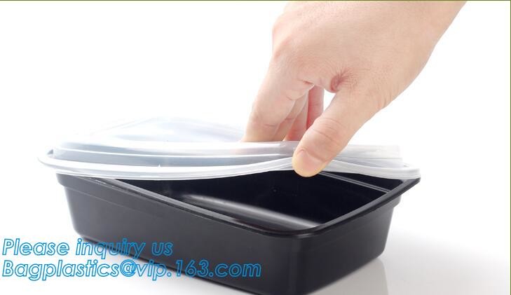 Meal Prep Containers Free Sample Bento Lunch Box Biodegradable Food Container Plastic Wheat Straw Lunch Box bagplastics