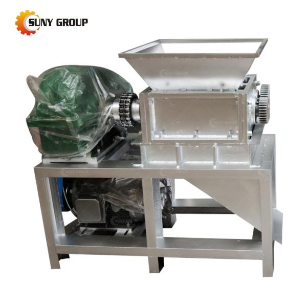 Double Shaft Shredder for Industrial Recycling of Waste Pet Bottles and Plastic