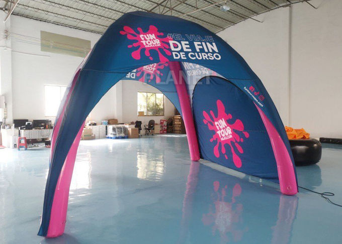 Pink Portable Oxford 2.5x2.5x2.3m Advertising Inflatable Tent