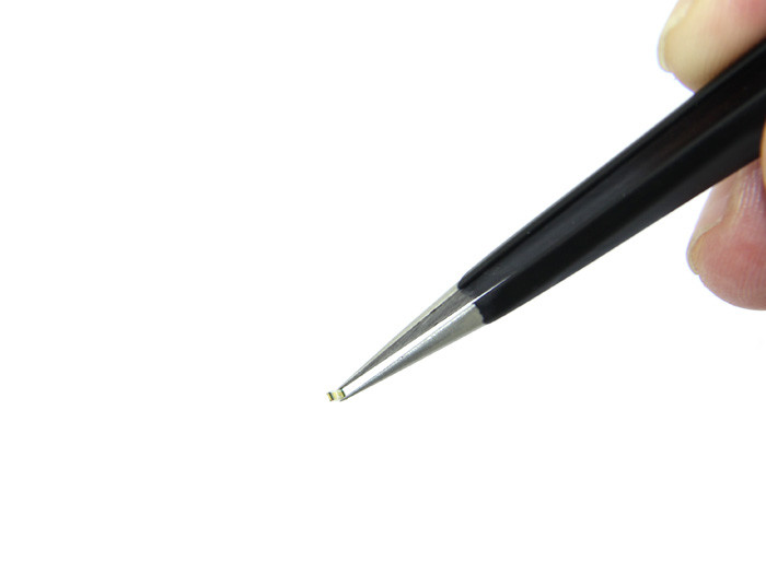 High Temperature Resistance Fine Point Tweezers , ESD Hand Tools Silver Color