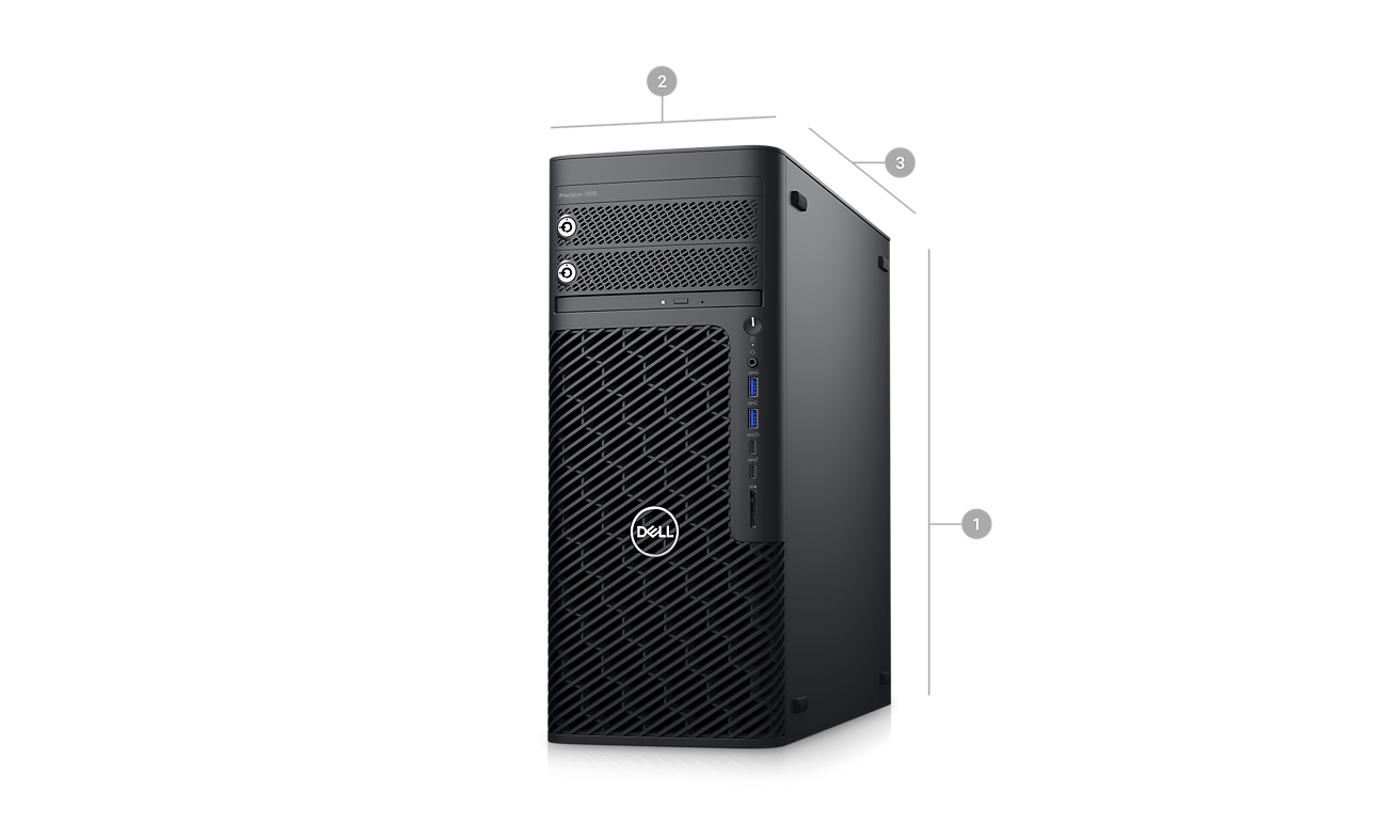 Dell Precision 7865 AMD 5945WX 8G 512G 2T T400-4G GPU 1350W Workstation for Computing