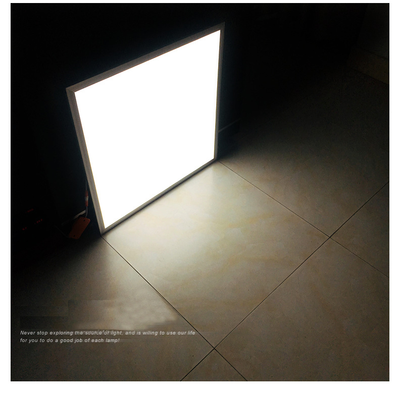 36W Prismatic Back Light LED Panel Light 595*595*19mm for Working Temperature -45 55C