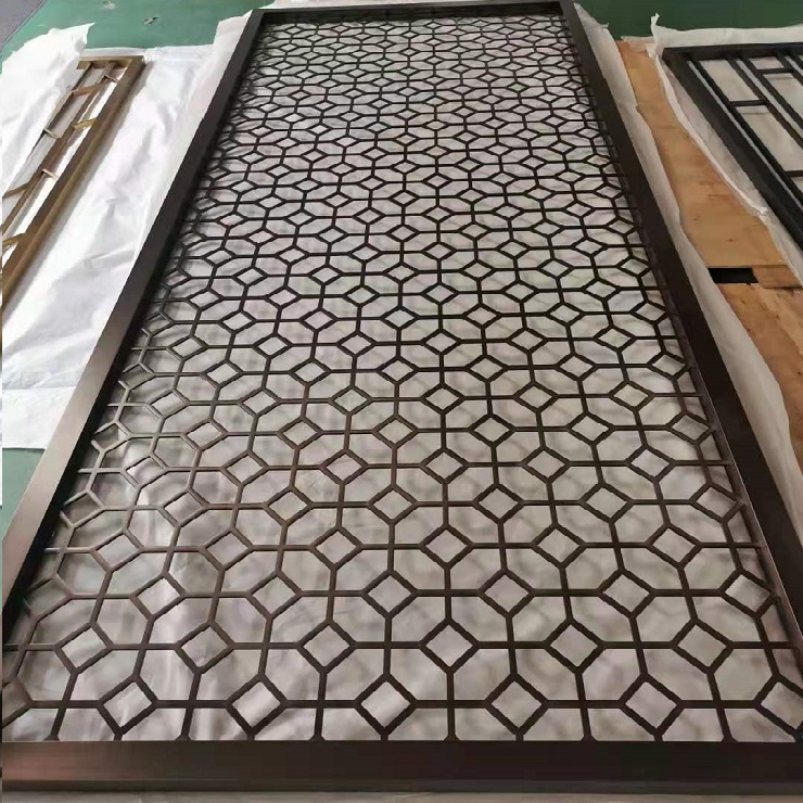 Modern home decor hollow metal art screen room dividers partition