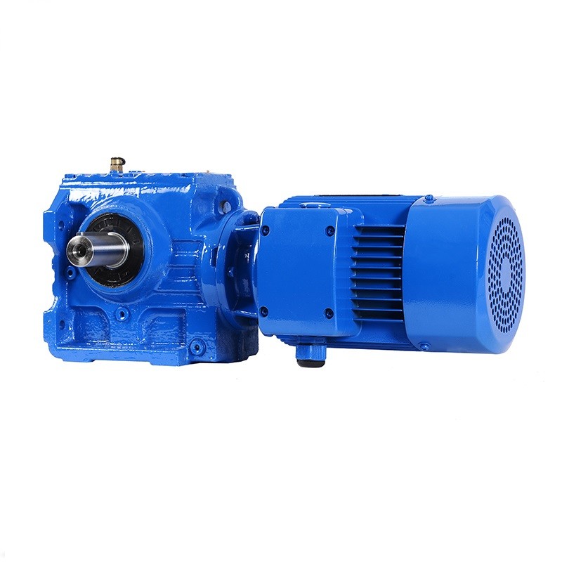 Industrial Electric Bevel Helical Gear Reducer Motor Gearbox Units