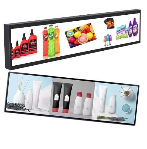 Quality Stretched Bar LCD Panel 28" With Android / Windows Operating System for sale