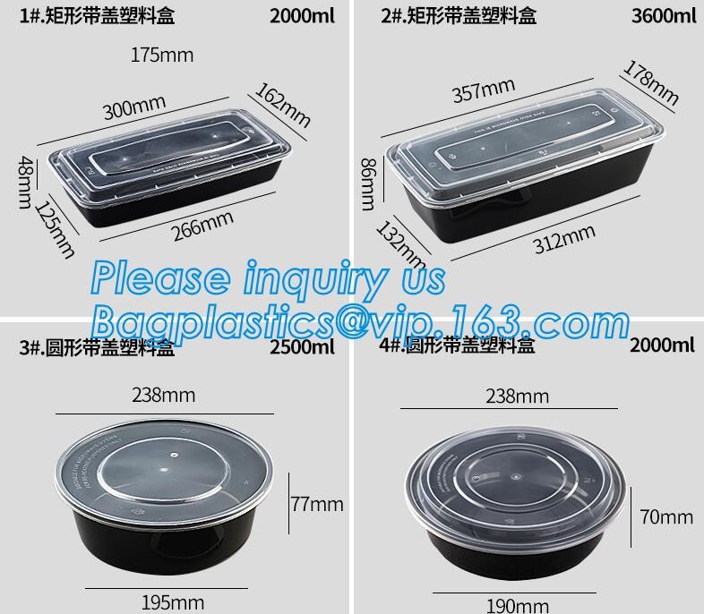 disposable cornstarch convenience takeaway plastic food bowl,BPA free bamboo fiber plastic food bowl with FDA, fast food