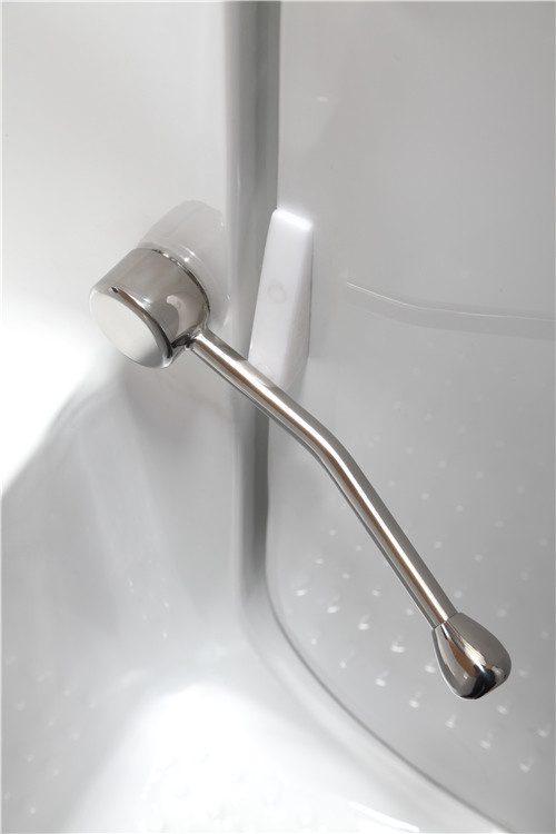 Air Bubble Massage Walk In Tub And Shower Combination Glossy Surface Finish