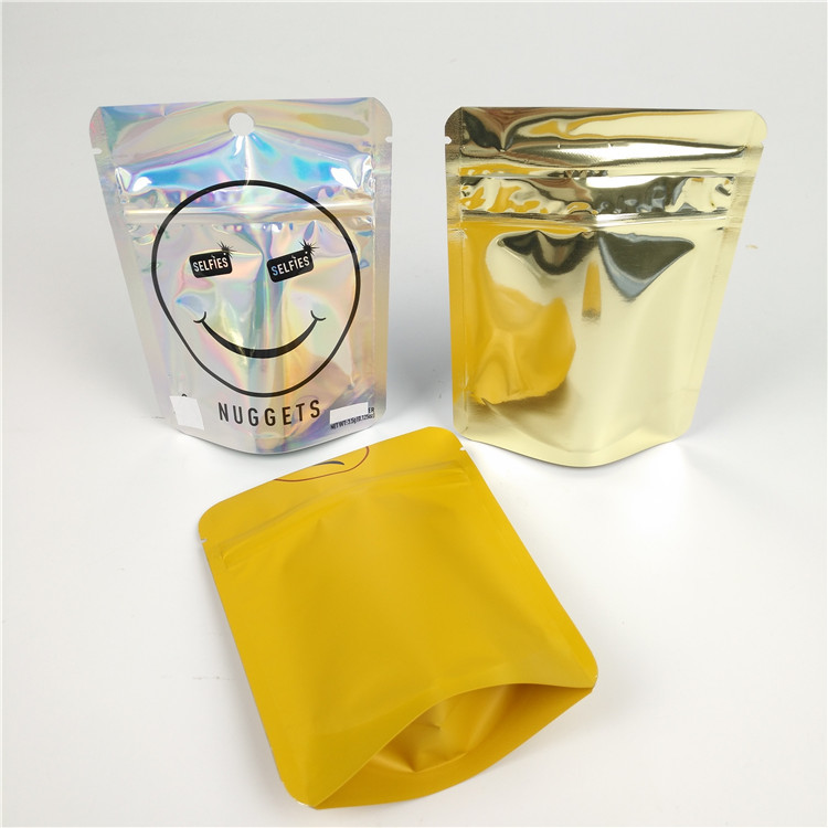 PMS Smell Proof Weed Mylar Bags Foil Laminated CBD Bags