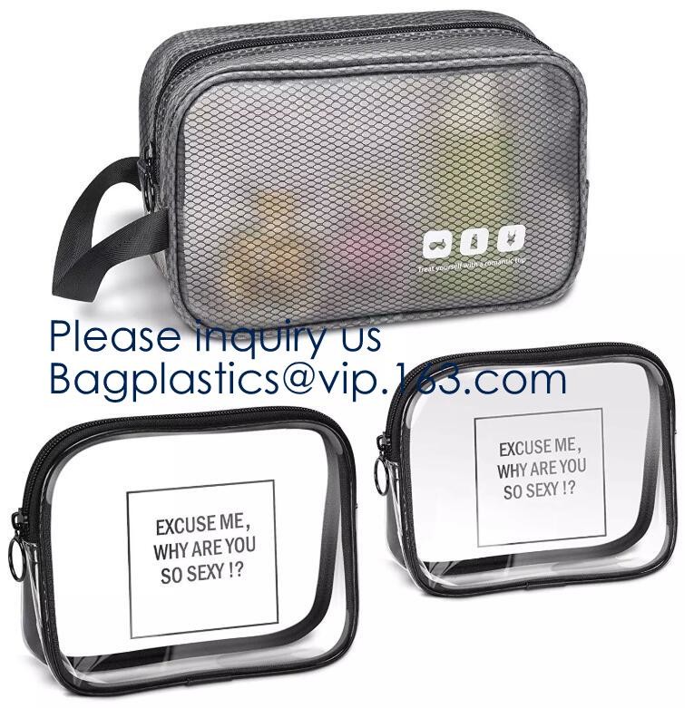 Holographic Makeup Bag, Metallic color Fashion Cosmetic Travel Bag Large Toiletry Bag Makeup Organizer for Women, Purple