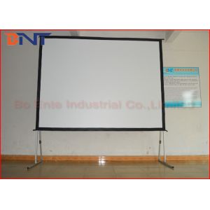  200&quot; 16:9 Fast Folding Rear Projection Projector Screen With Square Pole Manufactures