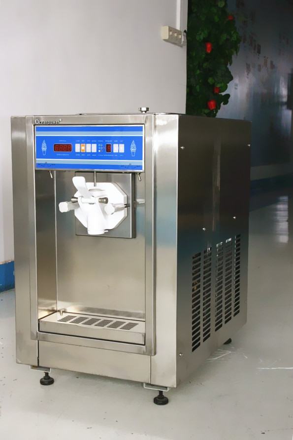 18L/h Oceanpower single flavor table top soft Ice Cream Machine machine HC118A