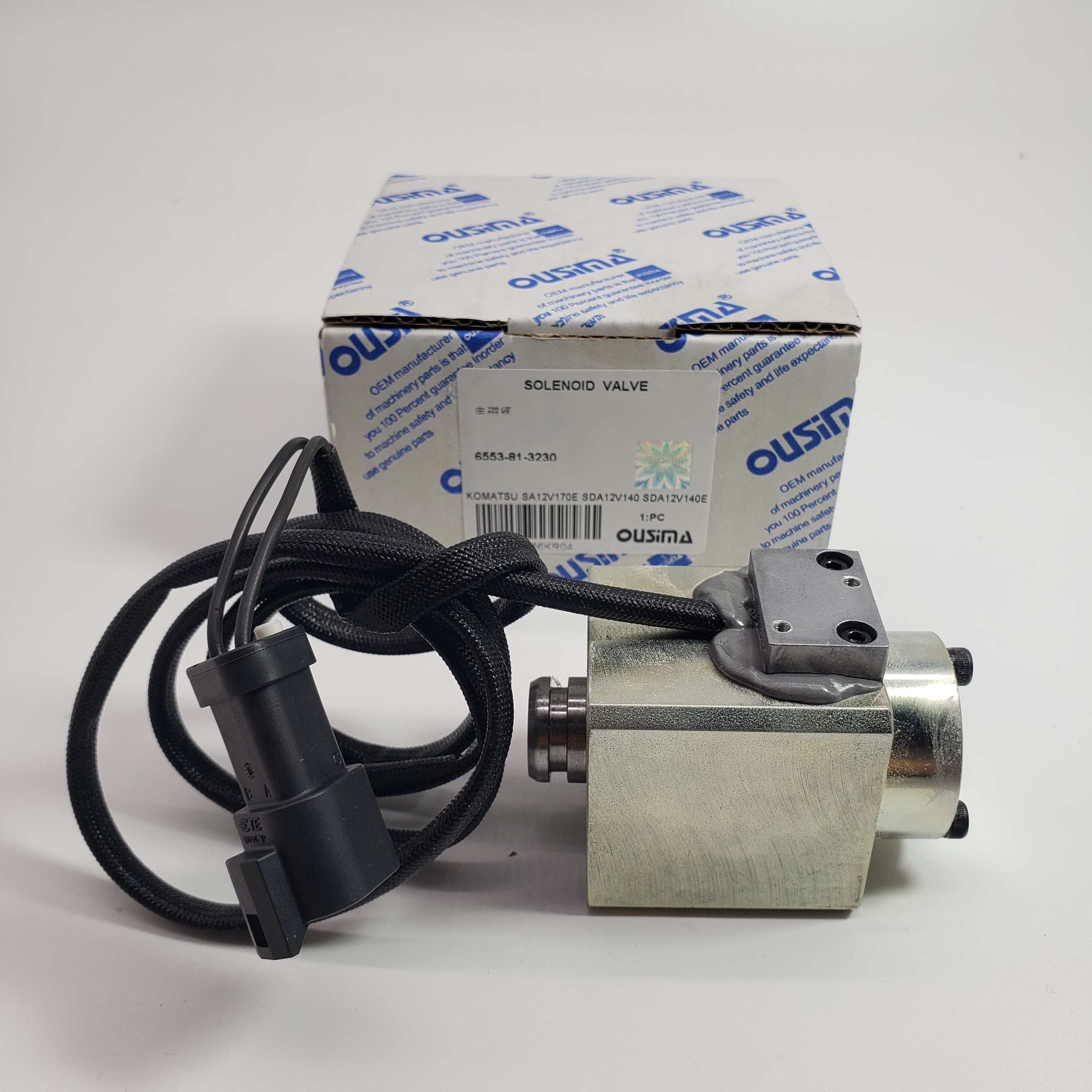 Solenoid Valve 6553-81-3230 For KOMATSU SA12V170E SDA12V140 SDA12V140E
