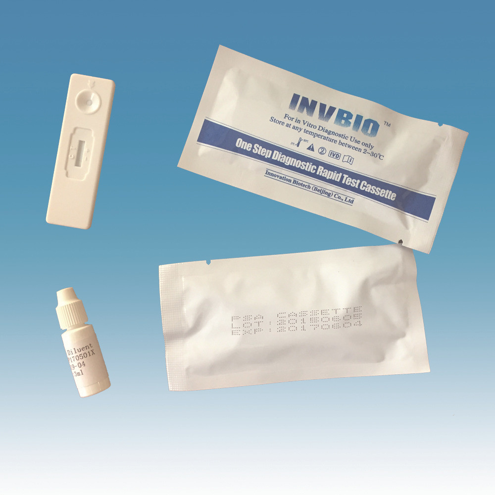 One Step MSDS Psa Card Test Medical Rapid Diagnostic Serum Whole Blood