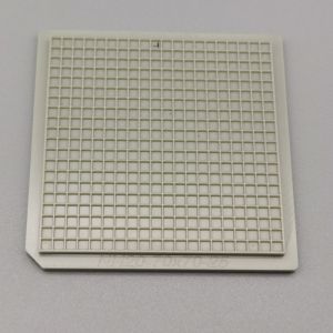 ODM Gray Color Waffle Pack Conductive Tray For Transfer IC