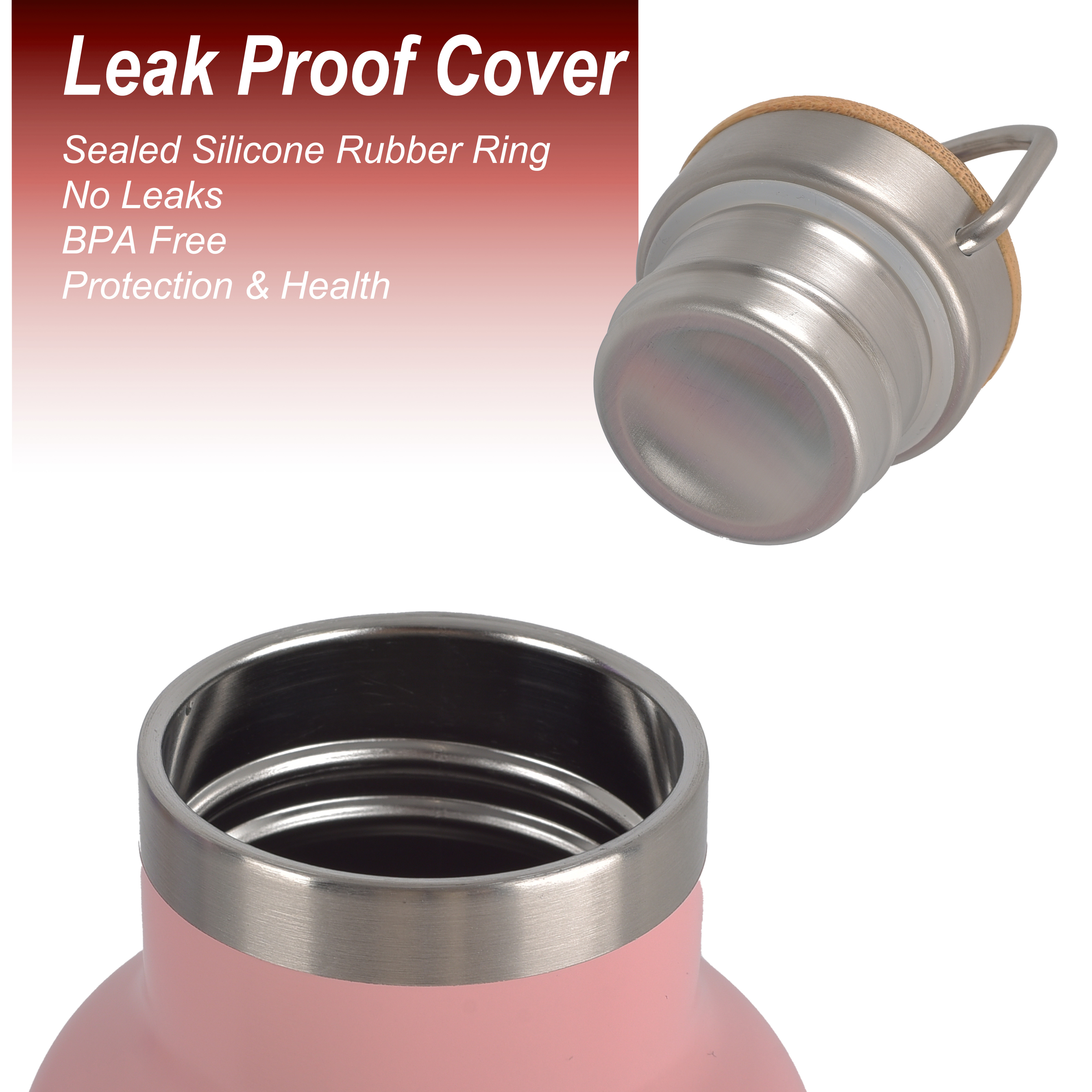 Stainless Steel Vacuum Insulated Water Bottle 34/25/20/17/12oz 18/8 For Hot And Cold Drinks Double Walled Leak Proof