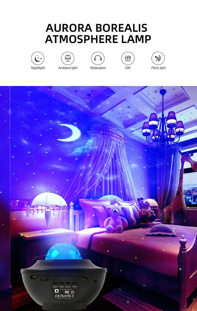 Party LED Atmosphere Lamp 5V 2000mA Aurora Borealis LED Lights