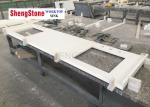  High Hardness Glass Vanity Countertops / Worktops Nano Microlite Materials Size Custom Manufactures