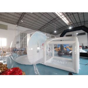 4m Inflatable Snow Globe Bubble Tent With Passage Way Background