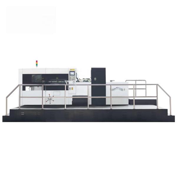 Semi Auto 1060 Corrugated Carton Die Cutting Machine Platen Punching Creasing