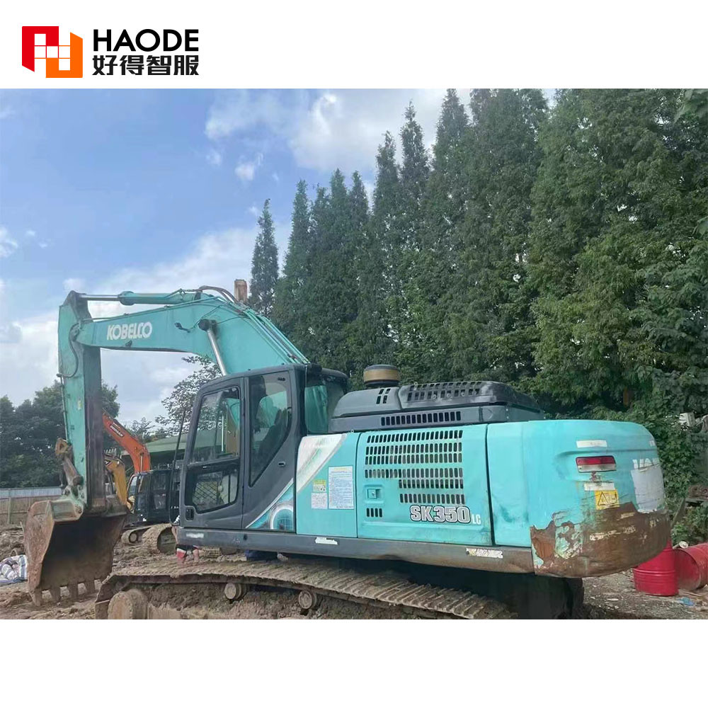 Used Excavators Crawler Excavator Digger Kobelco SK350 35Ton 33Ton 40Ton Secondhand Digger Original Paint Kobelco