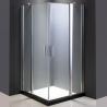 Buy cheap Chrome Aluminum Frameless Rectangular Shower Enclosure 6mm 39''X39''X75'' from wholesalers