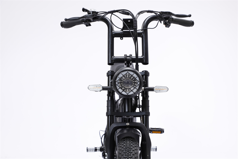 48V 750W Motor Electric Hybrid Bike Full Suspension 20 Inch Fat Tire Ebike 17Ah Battery