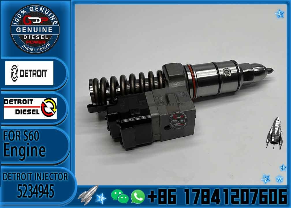 For Detroit Diesel Fuel Injector R5234945 5234945 For Autocar, Ford, Freightliner, Kenworth, Peterbilt, VOL