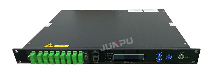 1550nm Catv 1U 16 Ports EDFA Optical Amplifier 19dBm 220V SC APC Connector