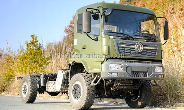 Dongfeng 260HP 4x2 Winspan Cargo Trucks With 9800X2450X2600 Cargo Tank Dimension