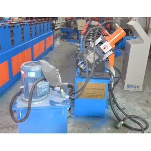  CNC Metal Stud And Track Roll Forming Machine C U Channel Section Profile 0.55-0.8mm Thickness Manufactures