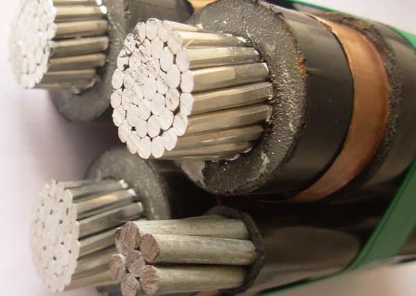 AL XLPE XLPE 95mm2 MV Overhead Twisted Cables with Steel wire neutral For