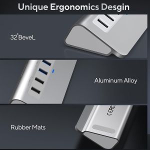 10 Ports USB C 5Gbps Hub 4K HDMI Video GigaBit Ethernet PD Card Reader And USB C