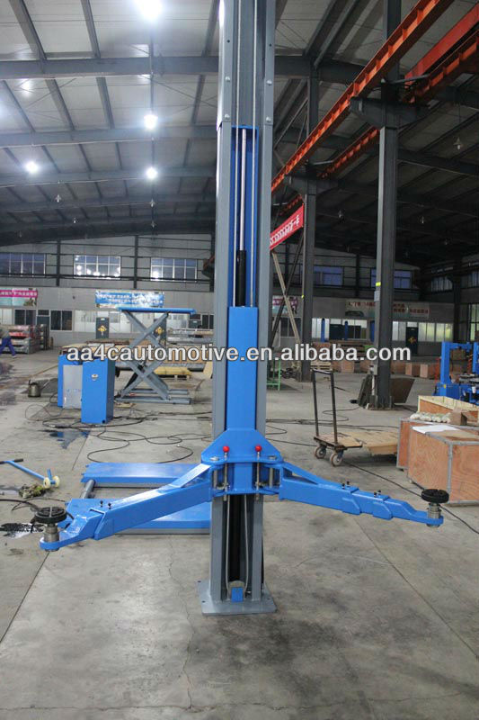 4.0T 8 bends column clear floor two post car lift
