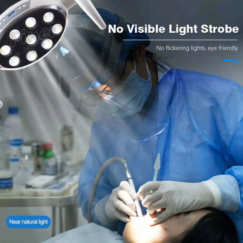 9 LED Bulbs Shadowless Dental Chair Light Multipurpose For Oral Surgery