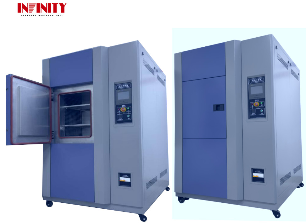 Thermal Shock Test Chamber Box Door High Low Temperature Shock Test Chamber Heating Wire To Prevent Condensation