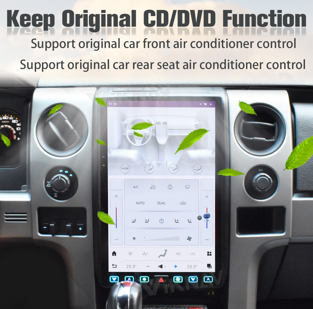 Android 13 Car Multimedia Player Radio For Ford Raptor F150 09-12 8+128G Head Unit Touch Screen Carplay