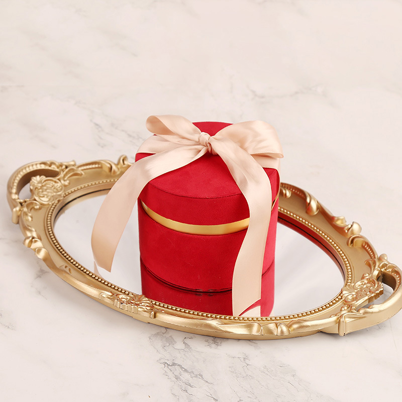 Custom Logo Printing Wedding Candy Box for Kid Round Sweet Baby Gift Wrapping Box