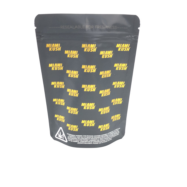 Custom 1/8oz 3.5g CBD Cr Exit Mylar Childproof Foil Pouch Packaging For Gummies